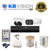 Bộ 4 mắt Camera KBvision analog 2.0MP