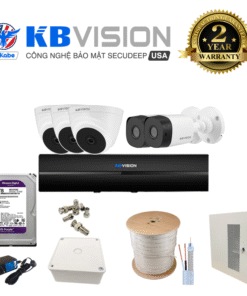 Bộ 5 mắt Camera KBvision analog 2.0MP