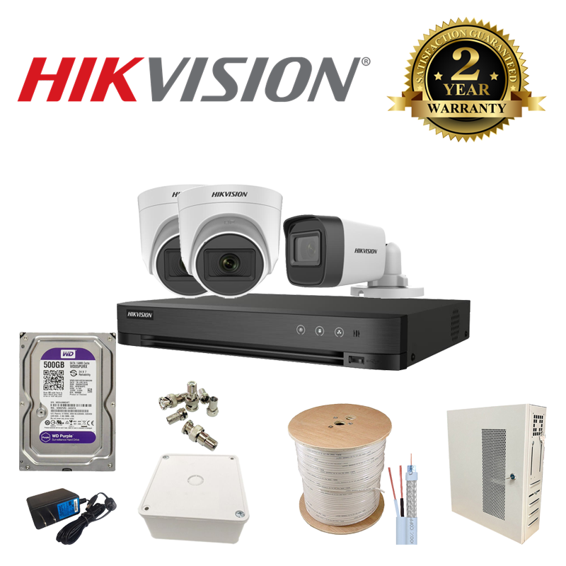 hik-3-cam Bộ 3 mắt Camera Hikvision analog 2.0MP