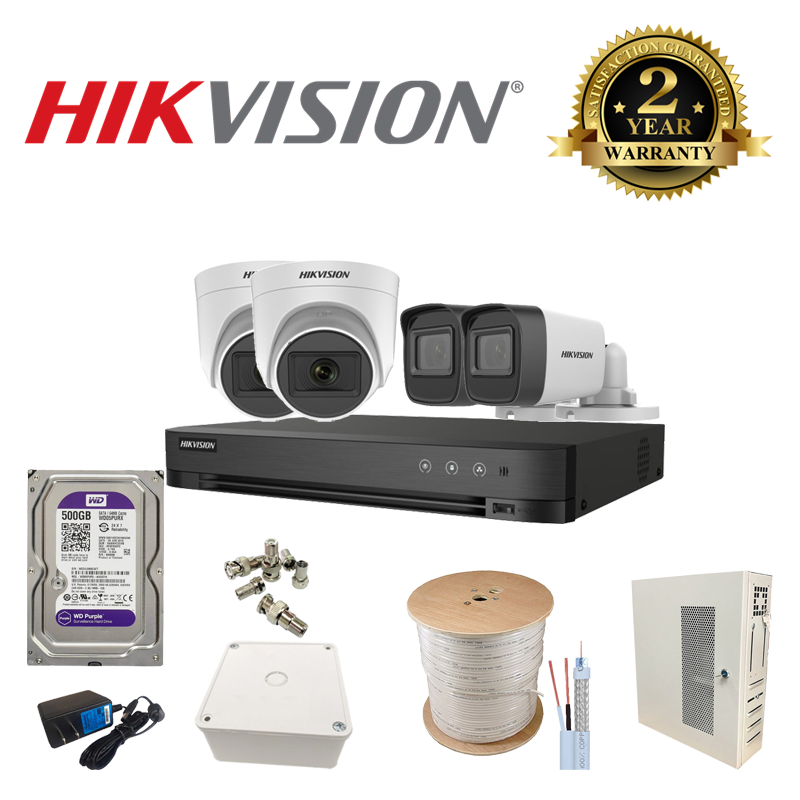 hik-4-cam Bộ 4 mắt Camera Hikvision analog 2.0MP