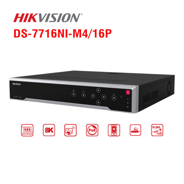 DS 7716NI M4 16P Đầu ghi Hikvision DS 7716NI M4/16P