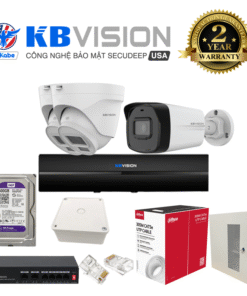 Bộ 3 mắt Camera KBvision IP 2.0MP
