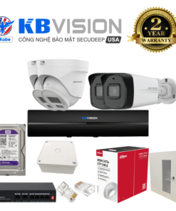 Bộ 4 mắt Camera KBvision IP 2.0MP