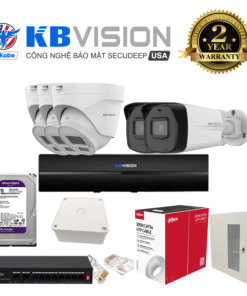 Bộ 5 mắt Camera KBvision IP 2.0MP