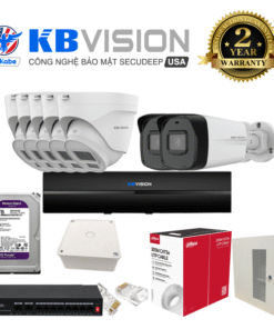 Bộ 7 mắt Camera KBvision IP 2.0MP